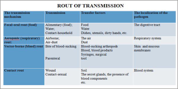 Nosocomial infections Root of Transmission